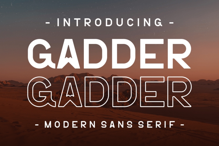 Gadder Font Download
