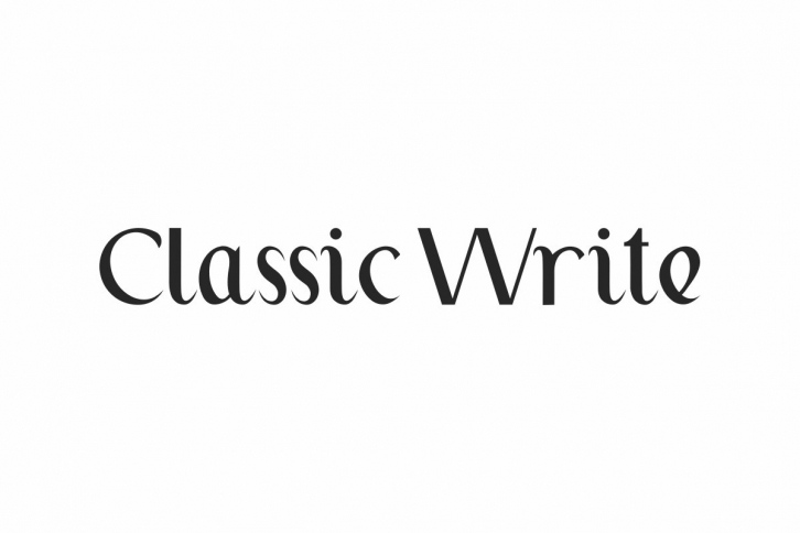 Classic Write Font Download