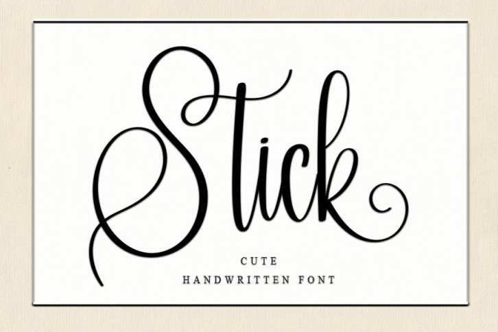 Stick Font Download