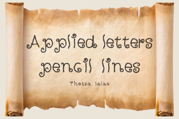 Applied Letters Font Download
