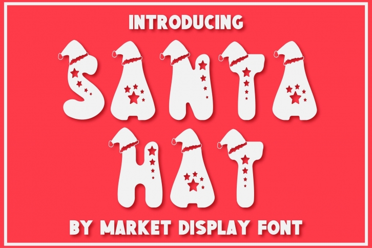 Santa Hat Font Download