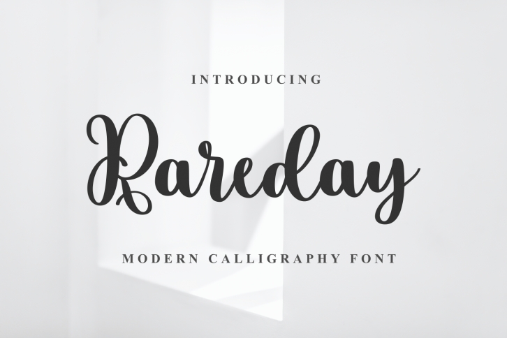 Rareday Font Download