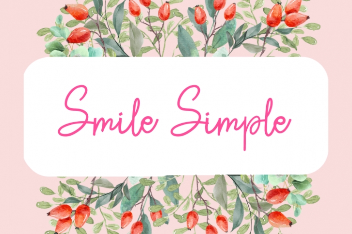 Smile Simple Font Download