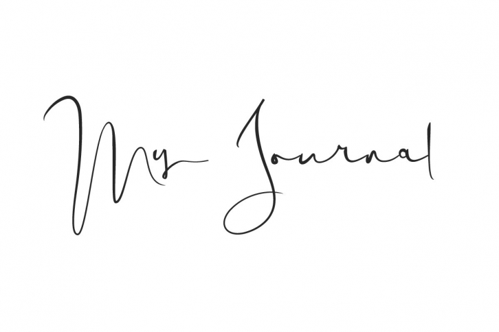 My Journal Font Download