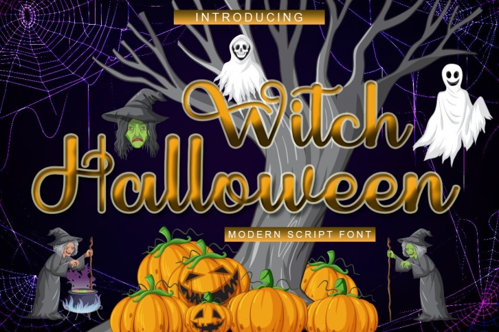 Witch Halloween Font Download