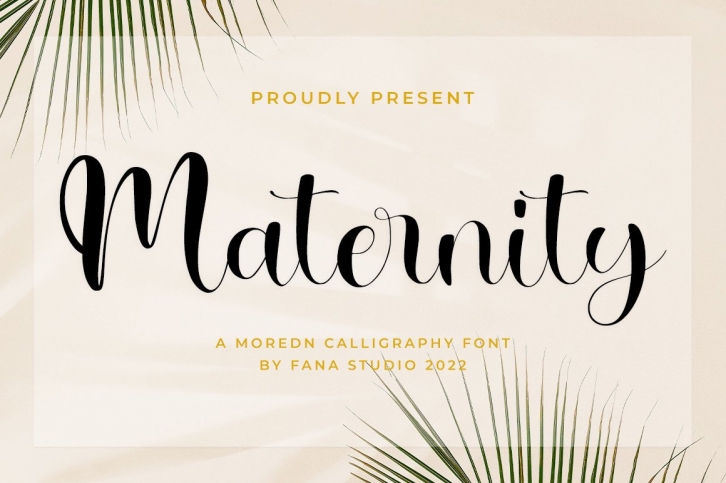 Maternity Font Download