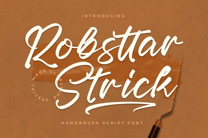 Robsttar Strick Font Download