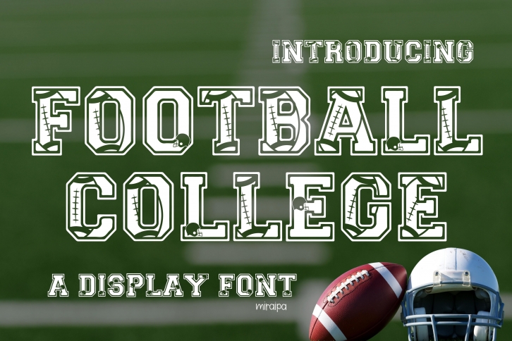 Football College Font Download