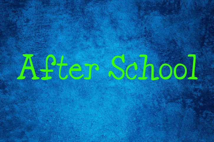 After School Font Download