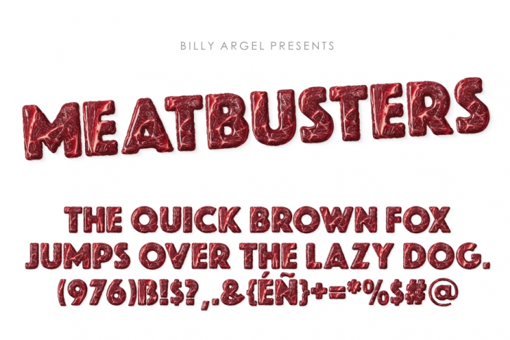 MEATBUSTERS Font Download