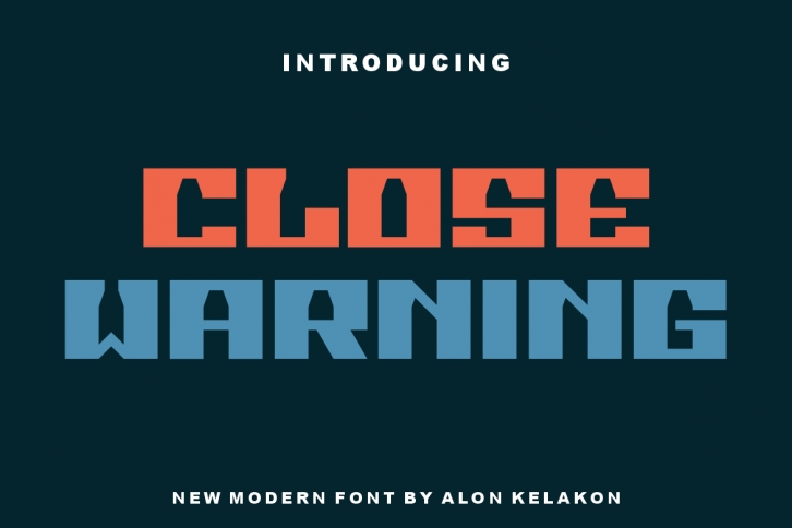 Close Warning Font Download