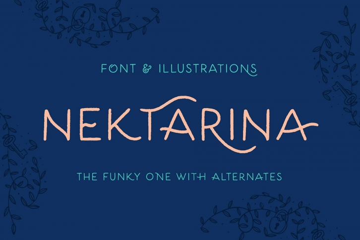 Nektarina Handwritten & Extras Font Download