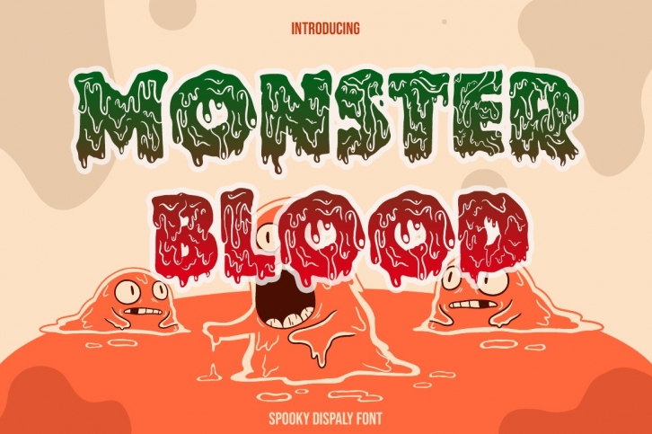 Monster blood Font Download