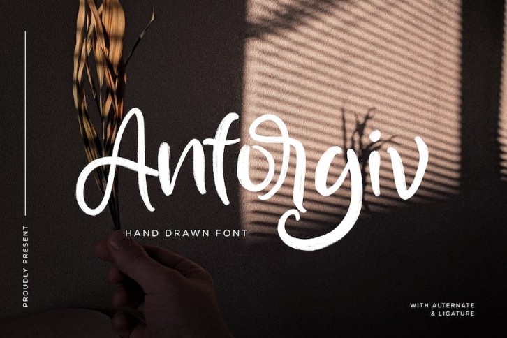 Anforgiv - Hand Drawn Font Font Download