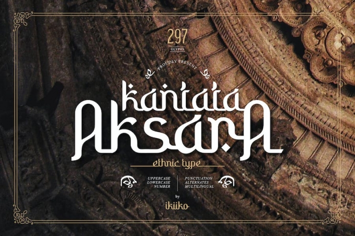 Kantata Aksara - Ethnic Type Font Download