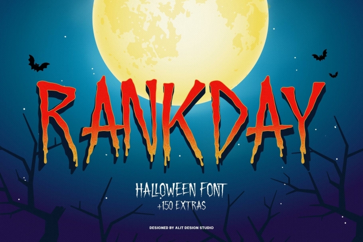 Rankday Halloween Plus Bonus Font Download