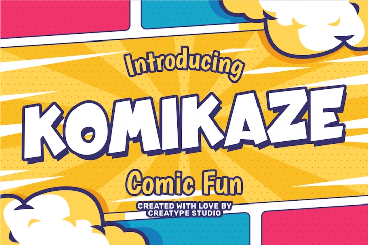 Komikaze Comic Fun Font Download