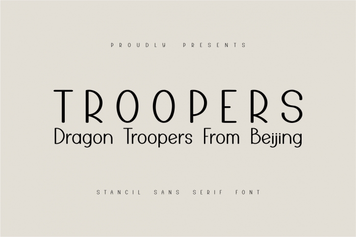 Dragon Troopers Font Download