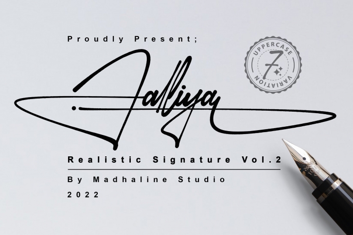 Jalliya 7 Realistic Signature Vol.2 Font Download