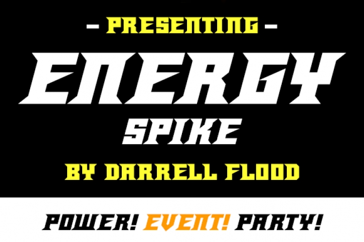 Energy Spike Font Download