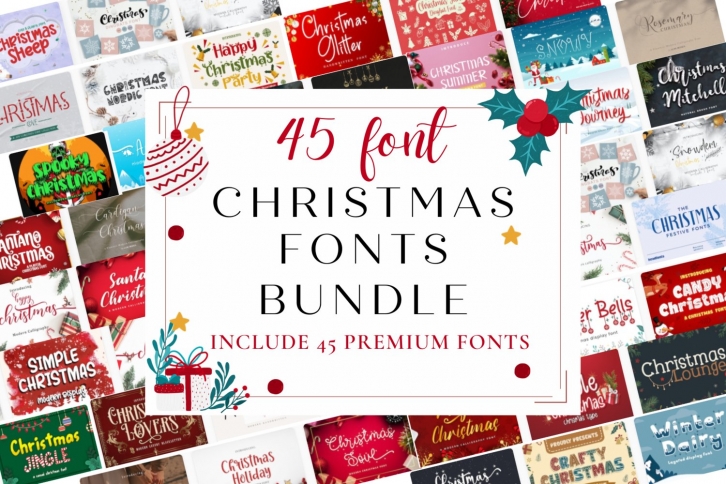 Christmas s Bundle, Cricut s Font Download
