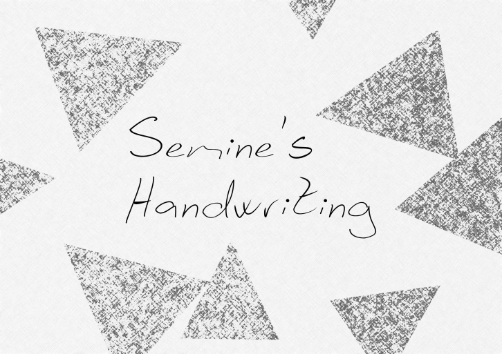 Semine's Handwriting Font Download