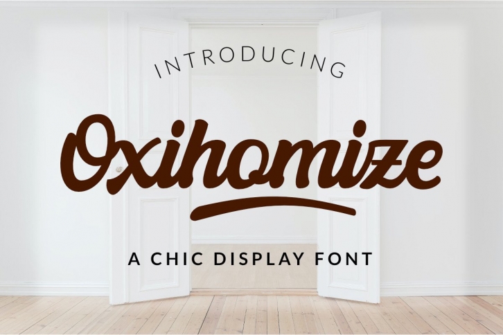 Oxihomize Font Download