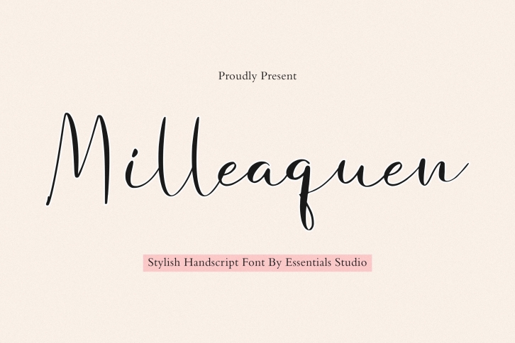 Milleaquen Font Download