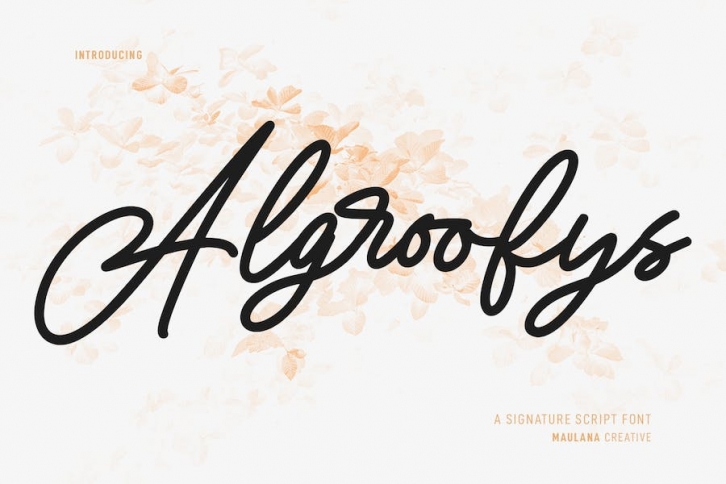 Algroofys Signature Script Font Font Download
