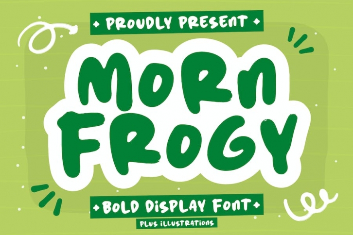 Morn Frogy Bold Display Font Font Download
