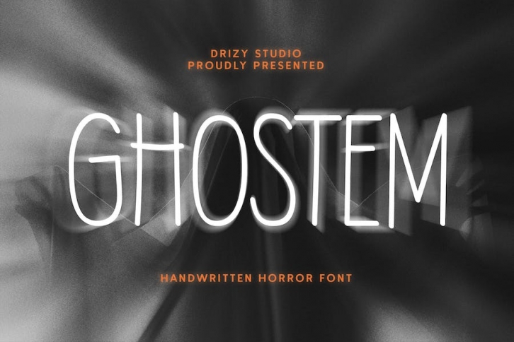 Ghostem – Handwritten Horror Font Font Download