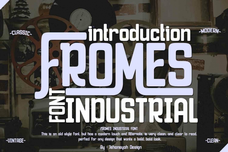 fromes industrial Font Download