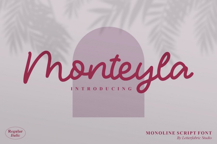 Monteyla Monoline Script Font Font Download