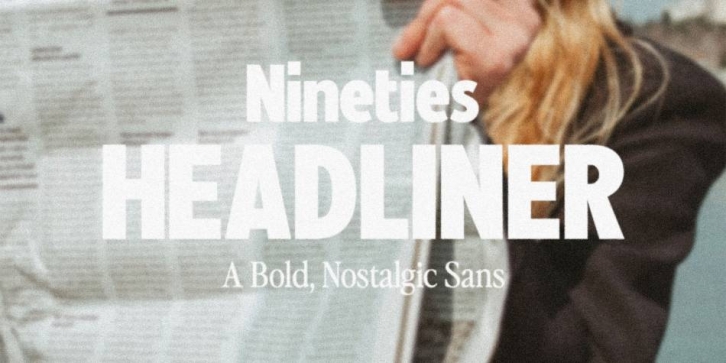 Nineties Headliner Font Download