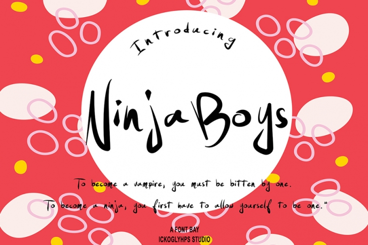 Ninja Boys Font Download