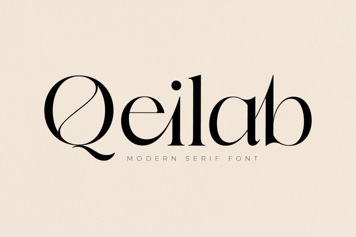 Qeilab Modern Serif Font Download