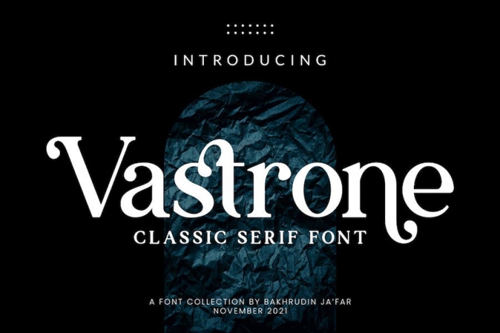 Vastrone Font Download