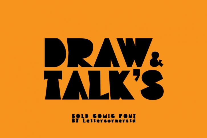Draw & Talks Font Download