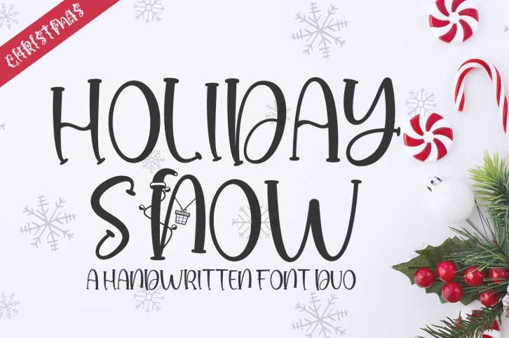 HOLIDAY SNOW Font Download