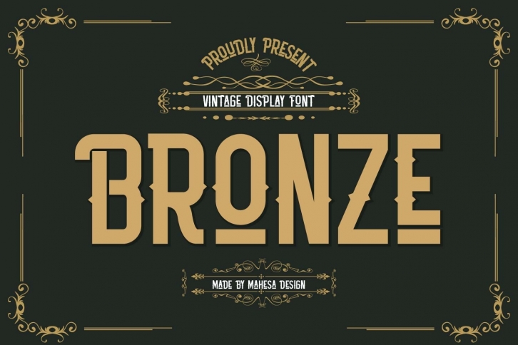 Bronze Font Download