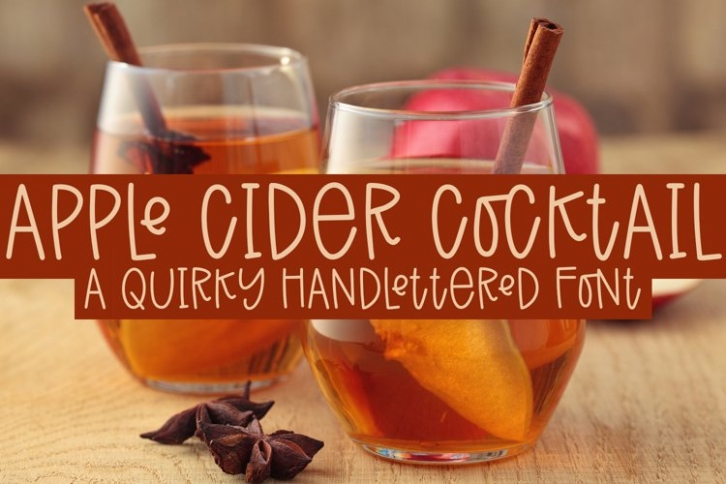 Apple Cider Cocktail Font Download