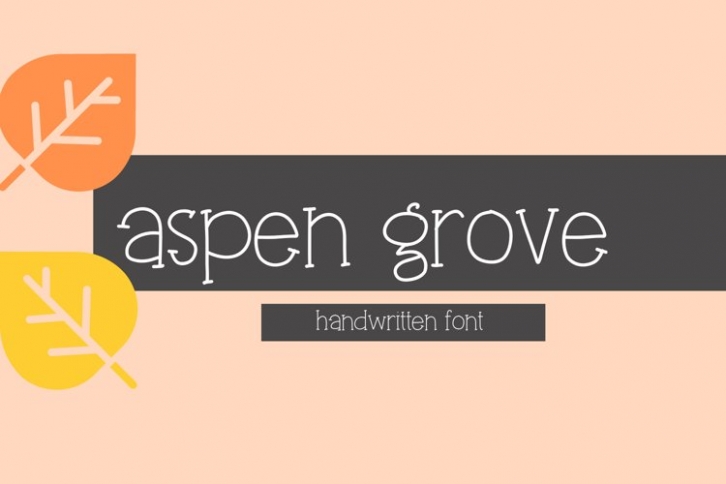 Aspen Grove Handwritten Font Download