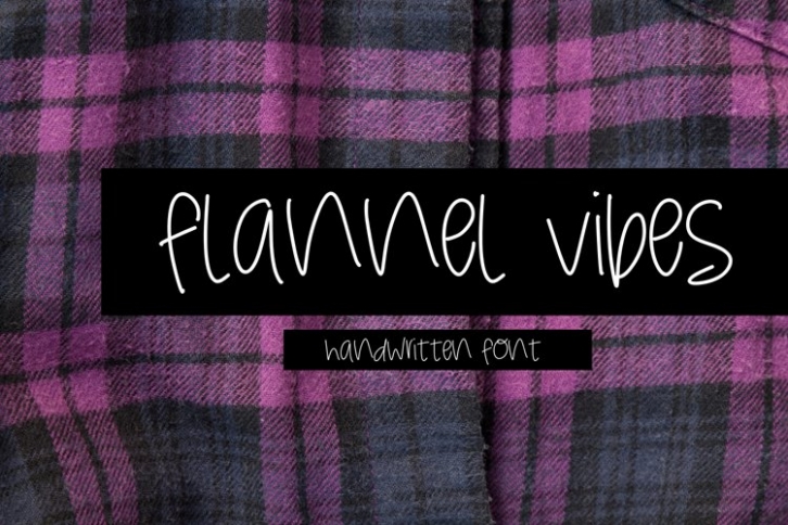 Flannel Vibes Handwritten Font Download