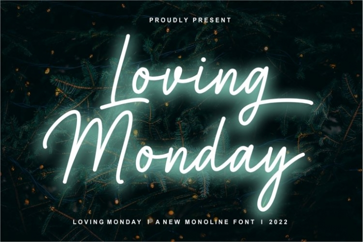 Loving Monday Font Download