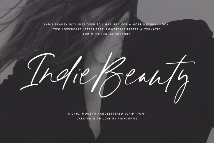 Indie Beauty Chic Handlettered Font Download