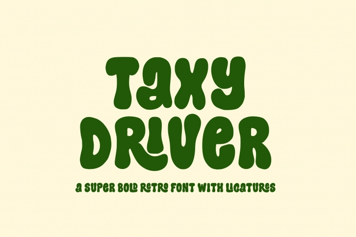 Taxy Driver Retro Font Download