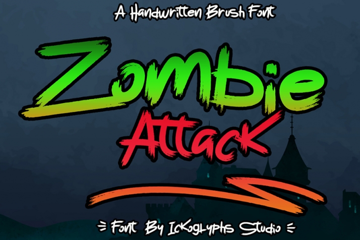 Zombie Attack Font Download