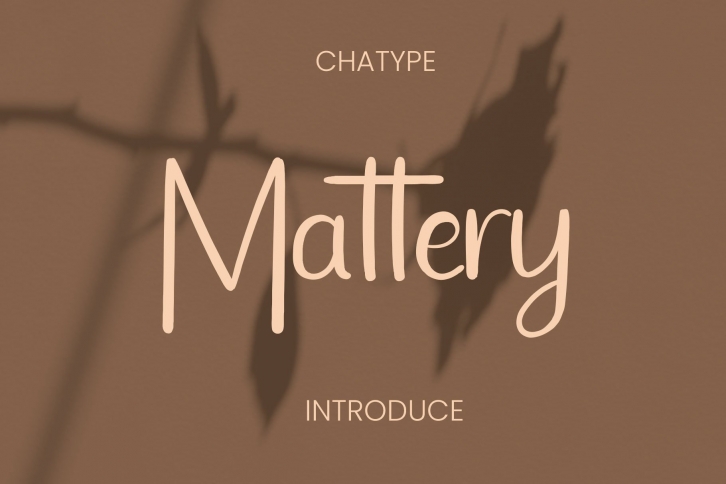 Mattery Font Download