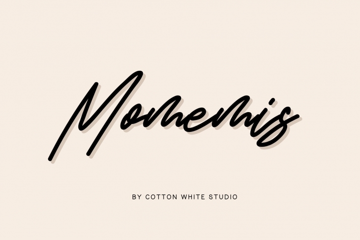 Momemis Messy Script Font Download