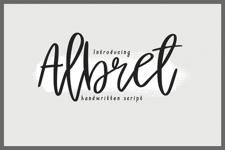 Albret Handwritten Script Font Download